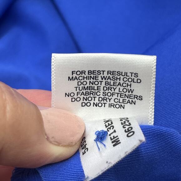 Peter Millar Summer Comfort Golf Polo Shirt Men's 2XL Royal Blue Stretch - Picture 10 of 12